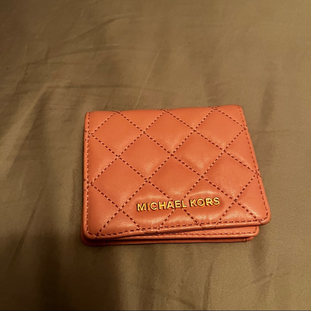 Small quilted MK Wallet